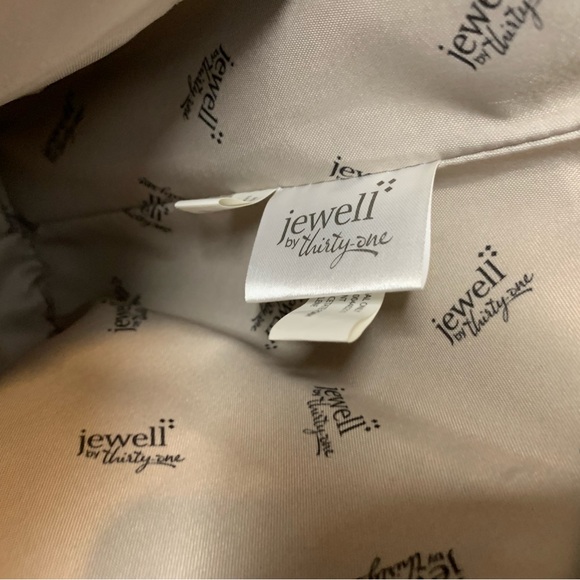 Jewell by Thirty-One one bag shoulder or crossbody in teal affair pebble. - Picture 5 of 9